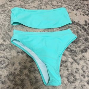 Tiffany blue/green bikini